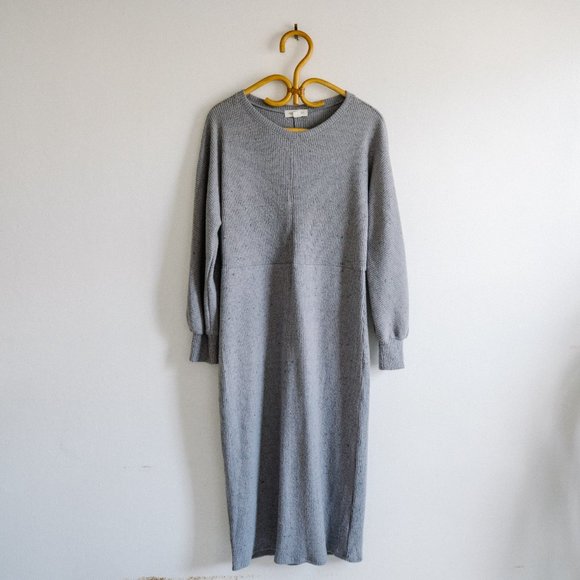 Treasure and Bond Gray Ribbed Dress - Picture 2 of 3